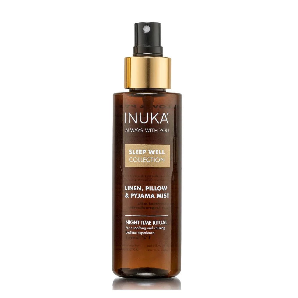 INUKA SLEEP WELL COLLECTION LINEN, PILLOW & PYJAMA MIST - 125ML