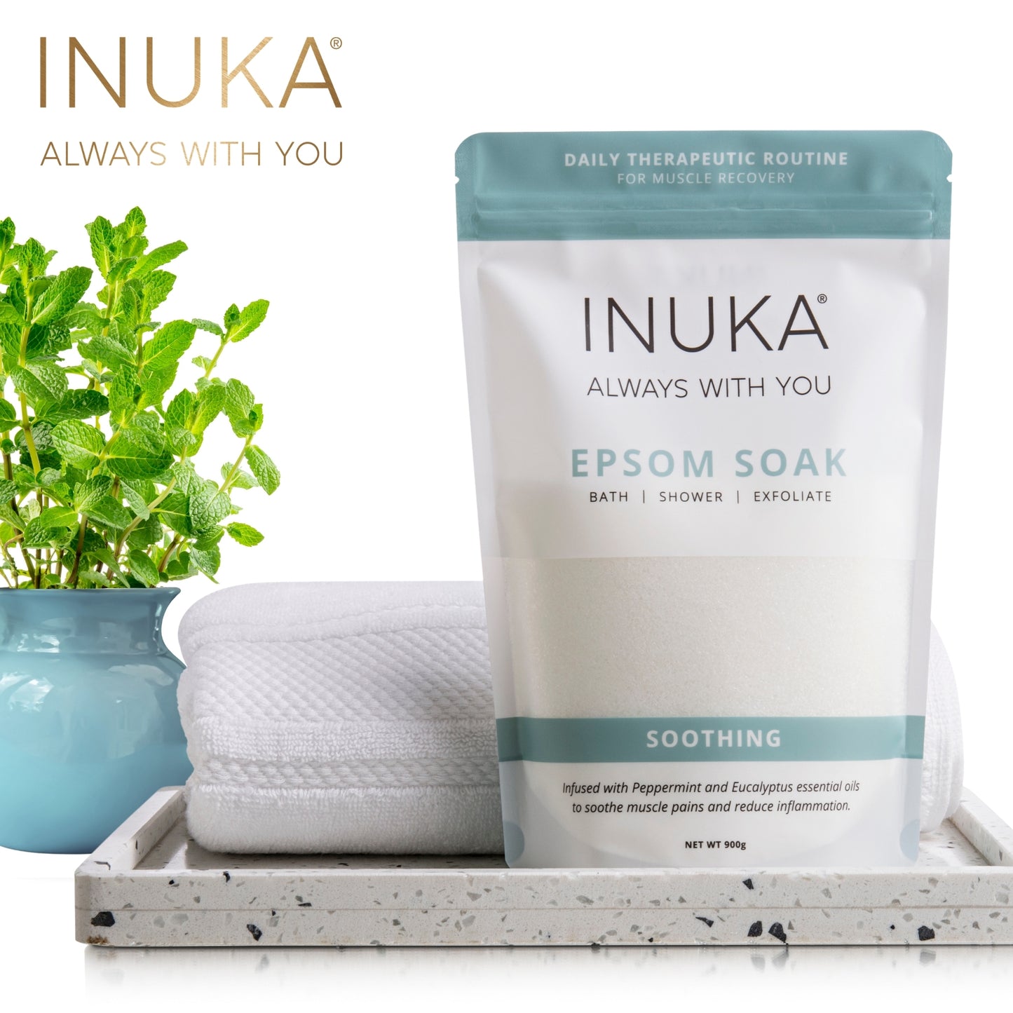 INUKA EPSOM SOAK SOOTHING- 900G