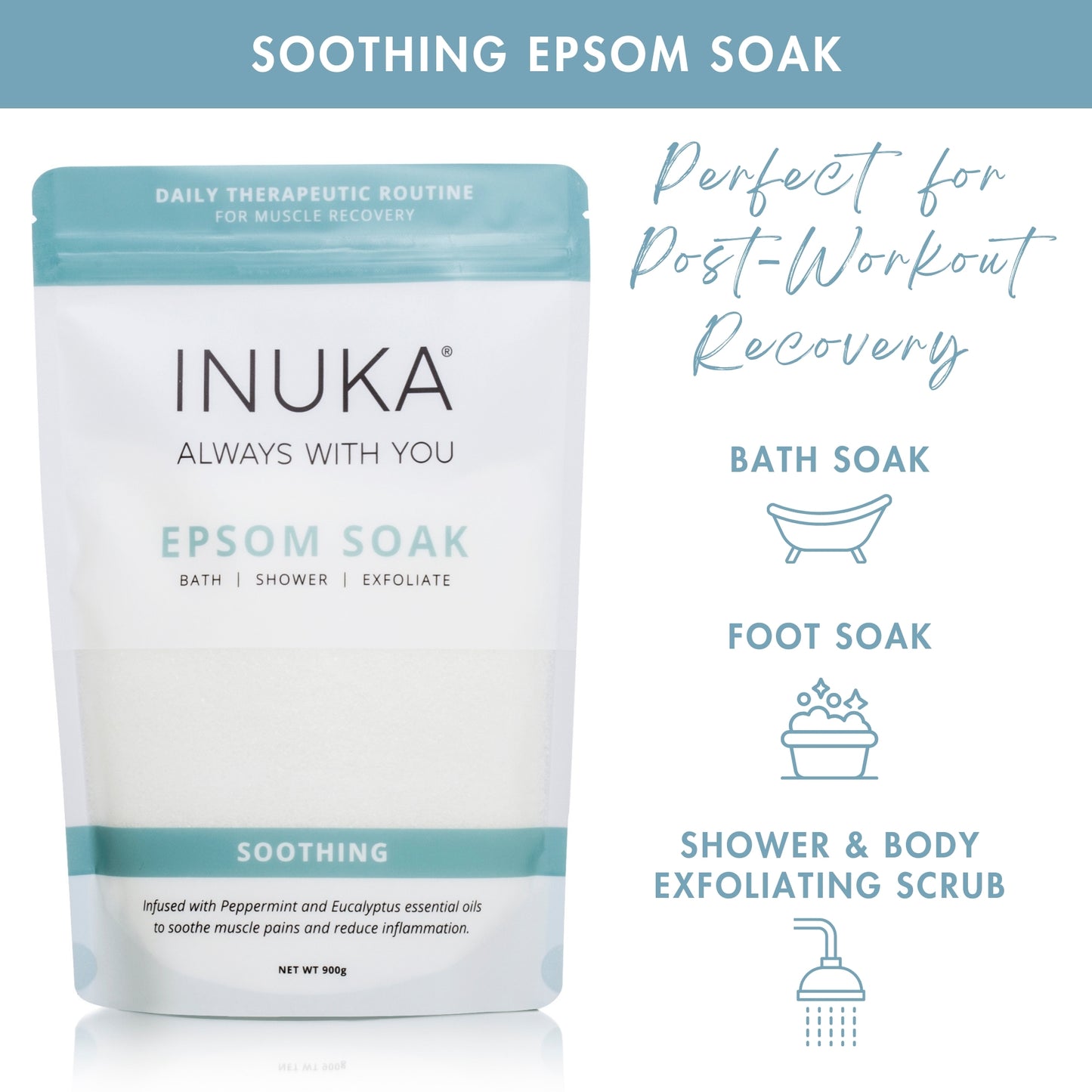 INUKA EPSOM SOAK SOOTHING- 900G