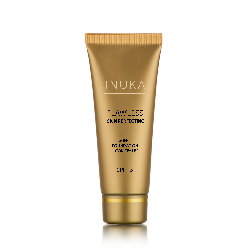 INUKA FLAWLESS SKIN PERFECTING 2-in-1 FOUNDATION CONCEALER - 35ML