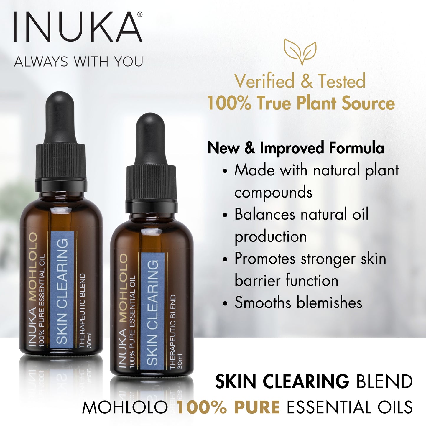 INUKA MOHLOLO SKIN CLEARING OIL - 30ML