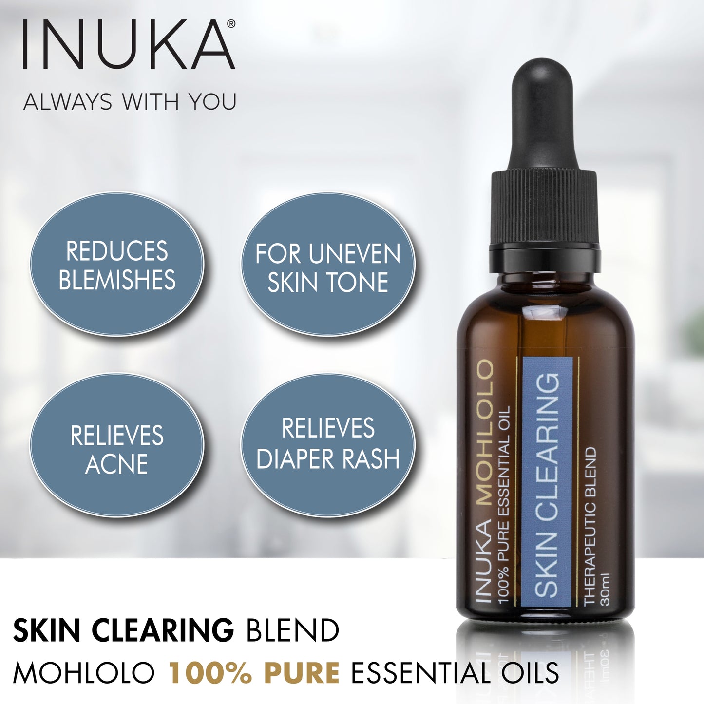INUKA MOHLOLO SKIN CLEARING OIL - 30ML